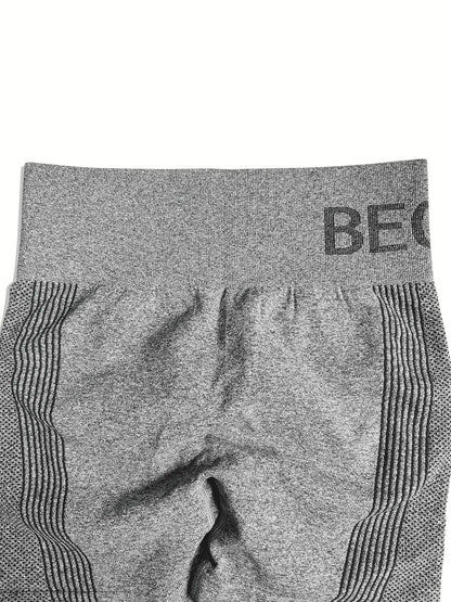 High Waist Sports Gym Shorts